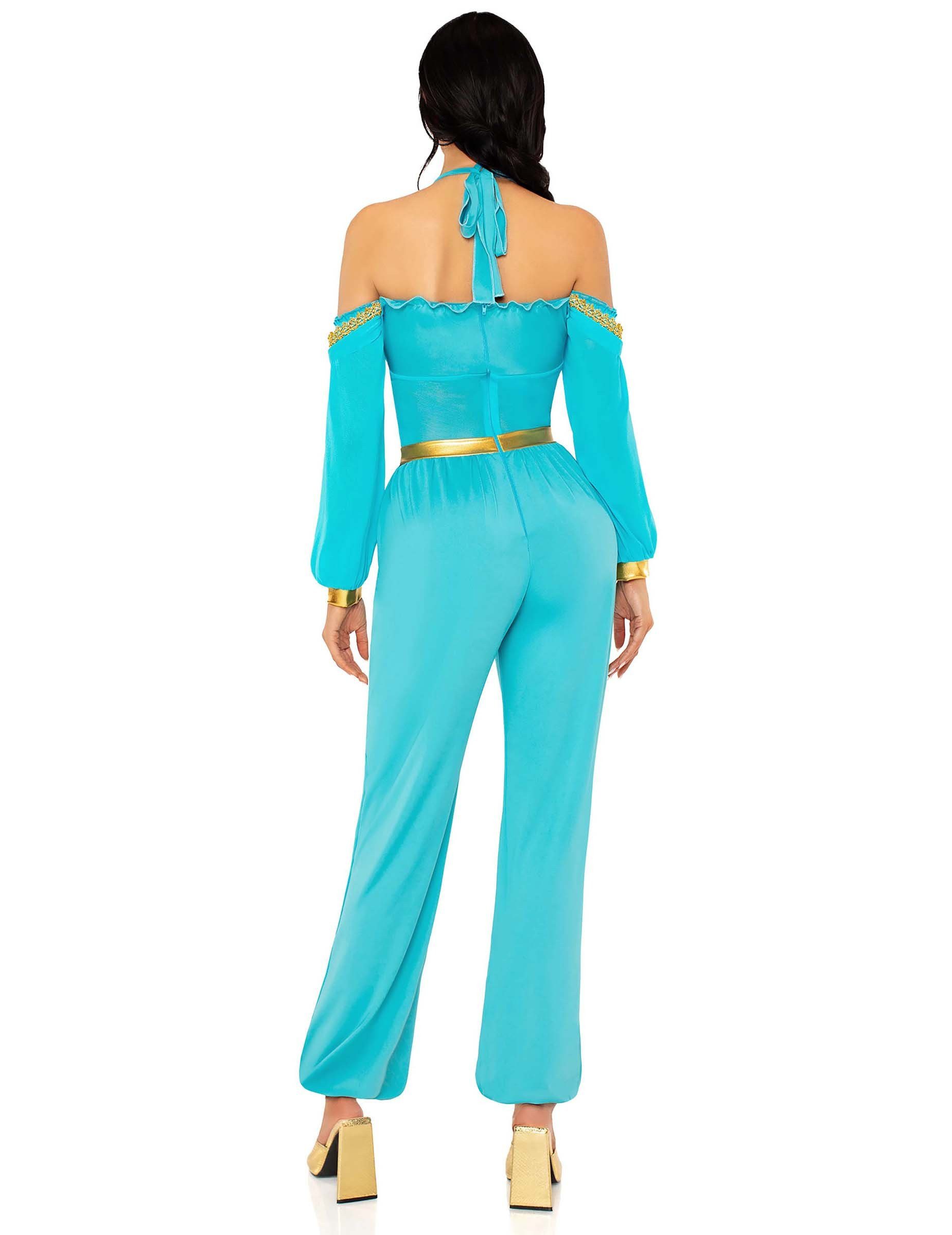 legavenue Kostüm Prinzessin Kostüm orientalisch für Damen blau gold
