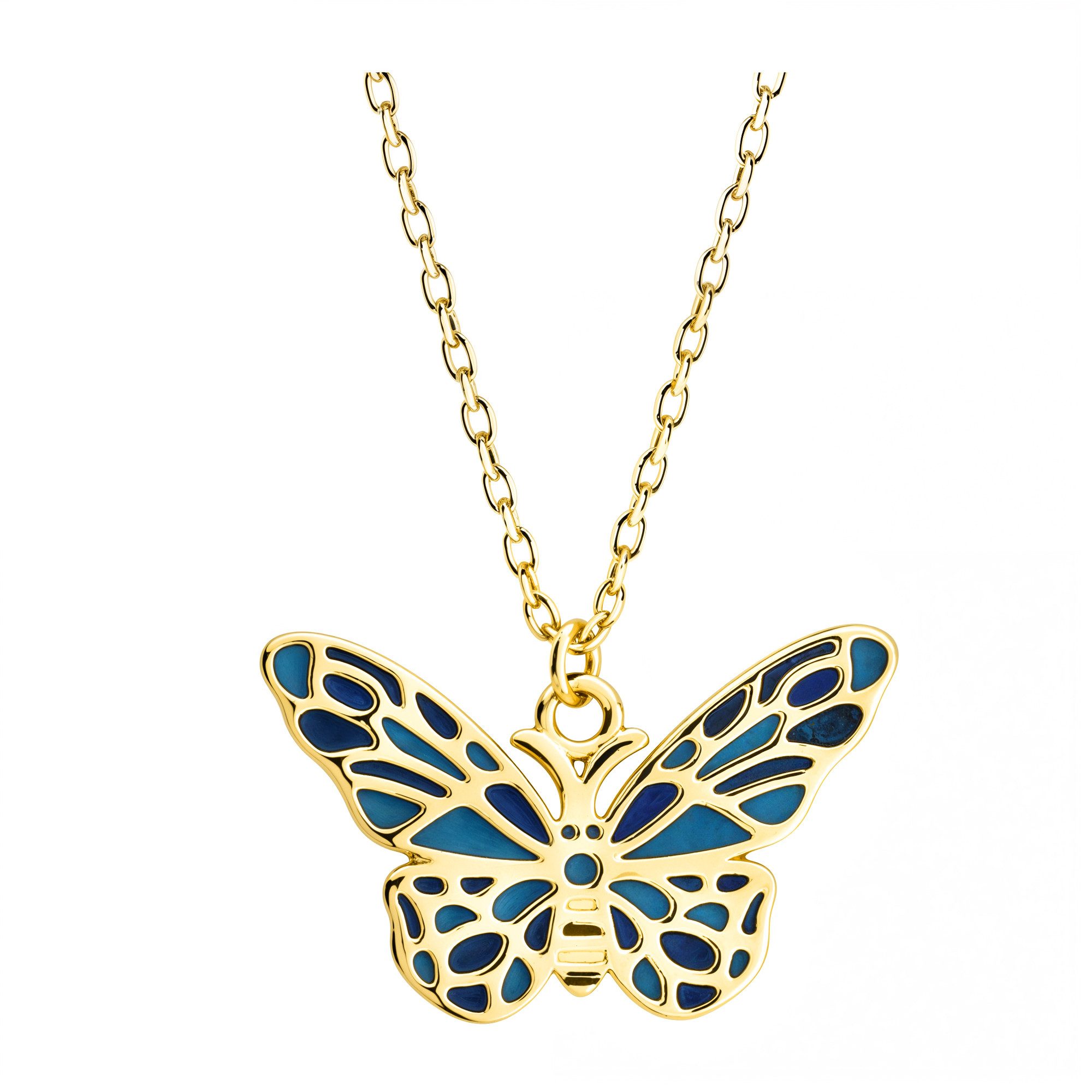 Sofia Milani Kette mit Anhänger Schmetterling, 925 Silber Damen Schmuck - N günstig online kaufen