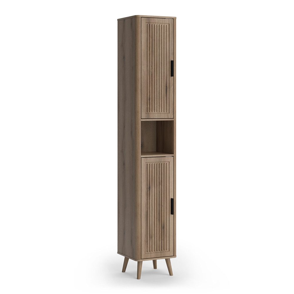 Vicco Hochschrank Skara, Eiche, 30 x 170 cm (1-St)