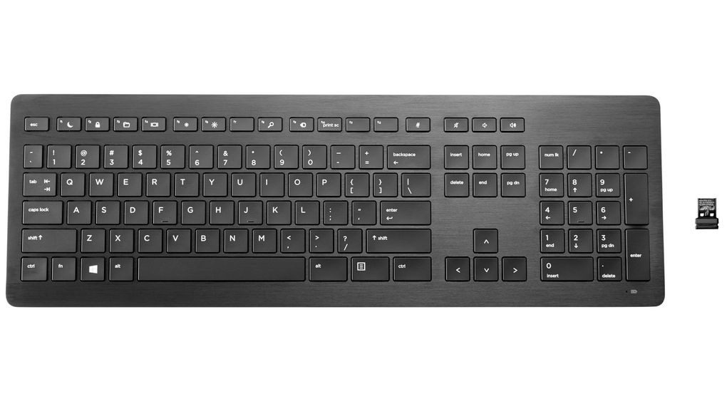 HPE Aruba Z9N41AA - Keyboard Premium Wireless QWERTZ Tastatur (DE) USB-Tastatur