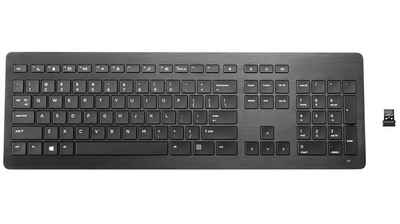HPE Aruba Z9N41AA - Keyboard Premium Wireless QWERTZ Tastatur (DE) USB-Tastatur