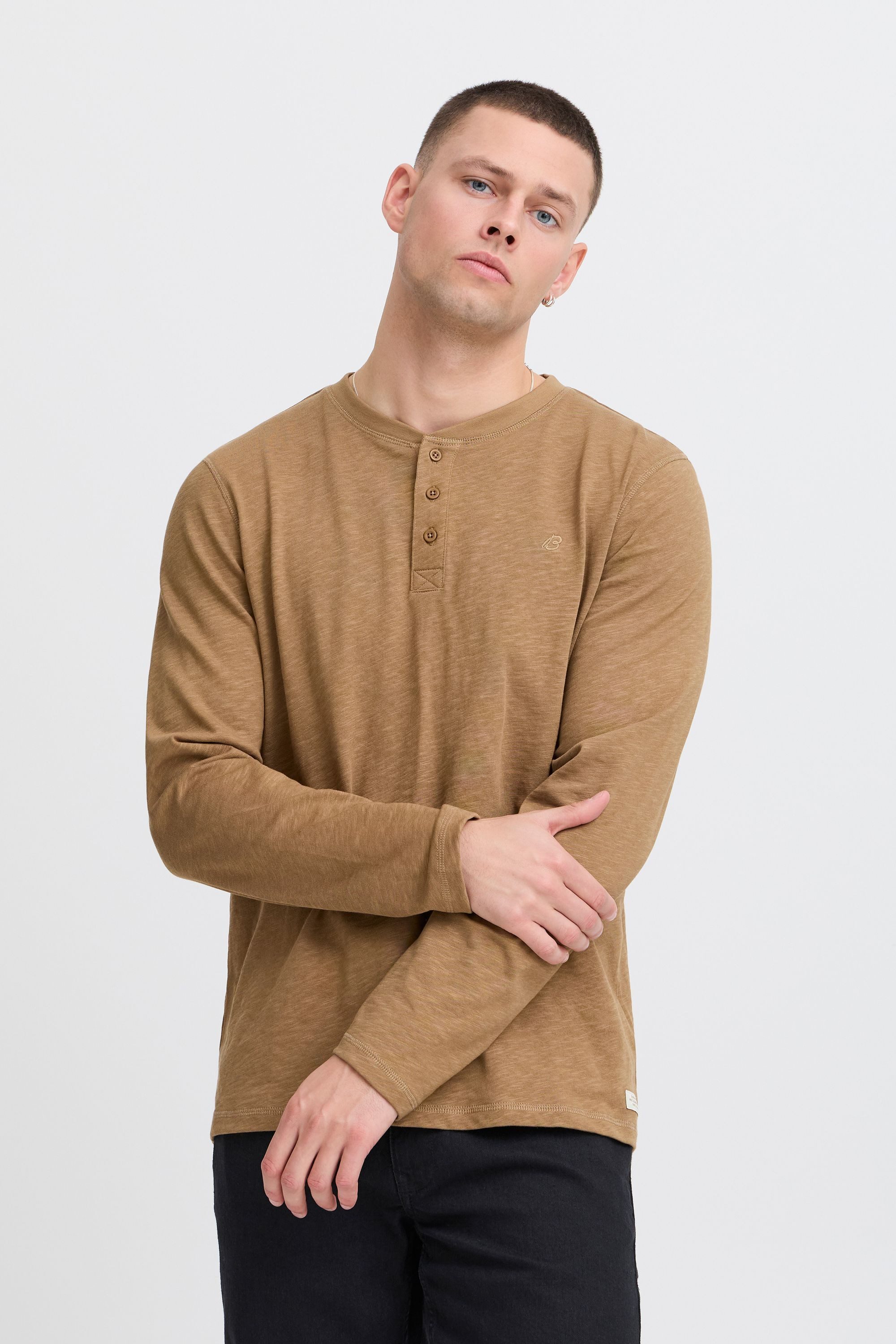 Blend Longsleeve BHTee Lässiges Longsleeve mit Knopfleiste günstig online kaufen