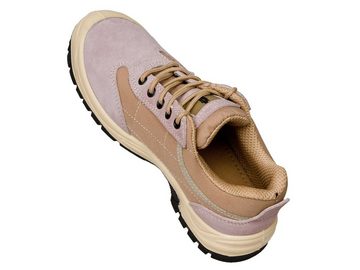 Urgent Sicherheitsschuhe Arbeitsschuh S1 Halbschuhe Stahlkappe BEIGE Gummistiefel