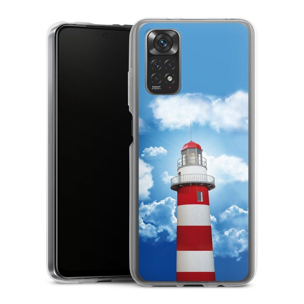 DeinDesign Handyhülle Leuchtturm Wolke Himmel Leuchtturm, Xiaomi Redmi Note 11 Silikon Hülle Bumper Case Handy Schutzhülle