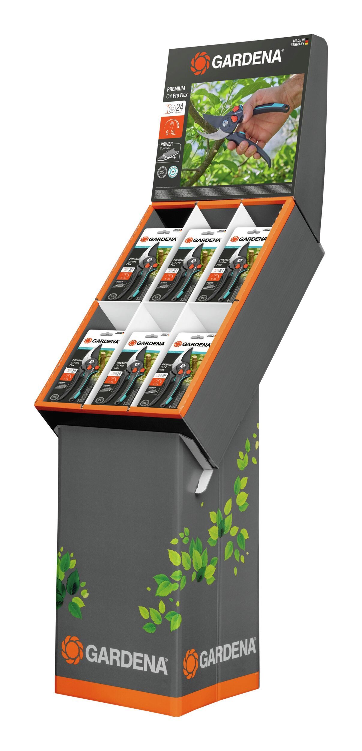 GARDENA Astschere, Gartenschere PremiumCut Pro Flex Display