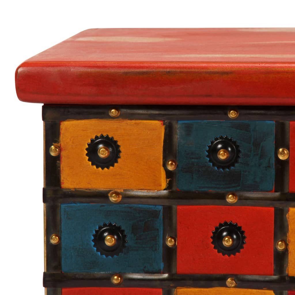 vidaXL Aufbewahrungsbox Aufbewahrungstruhe Rot 110 x 40 Akazie 40 cm Massivholz x