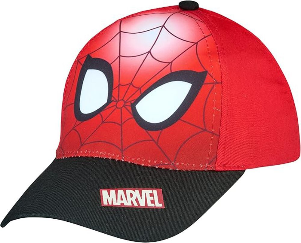 Spiderman Baseball Cap SPIDERMAN Kinder Baseball Cap Schirmmütze Gr. 52 + 54 Spiderman Kindercap