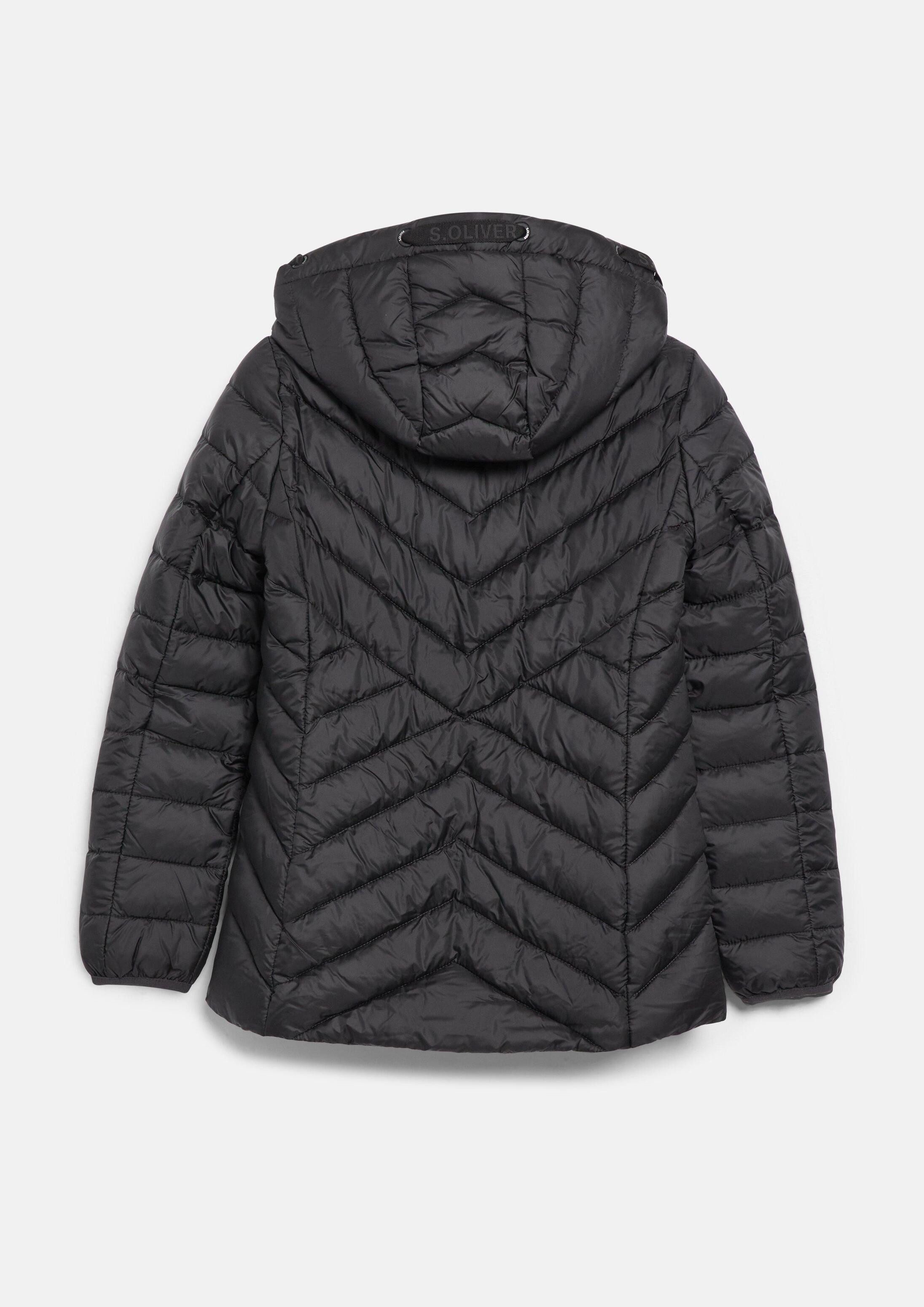 s.Oliver Funktionsjacke Outdoor-Jacke Leichte Steppjacke mit Kapuze