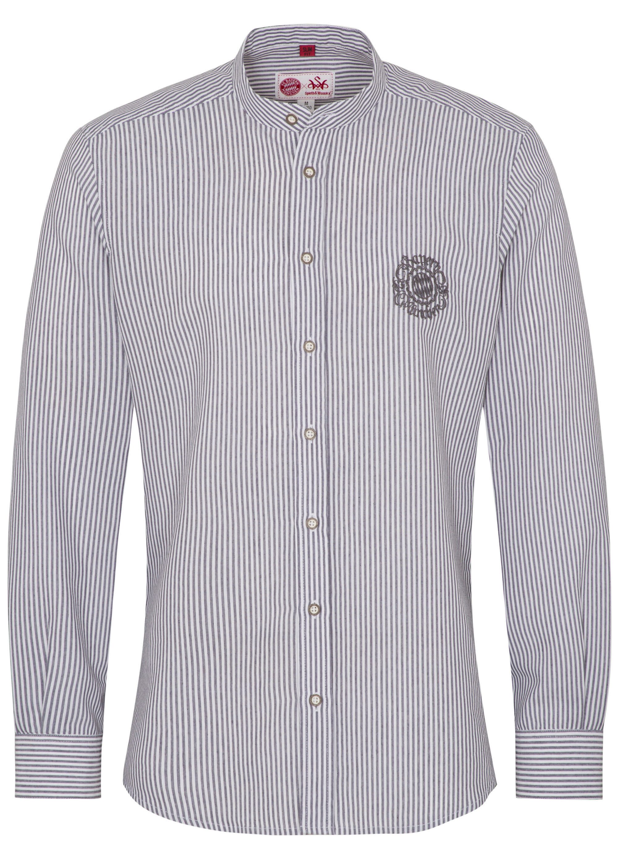Spieth & Wensky Trachtenhemd FCB-Gerold-Hemd LA mit Bruststickerei günstig online kaufen