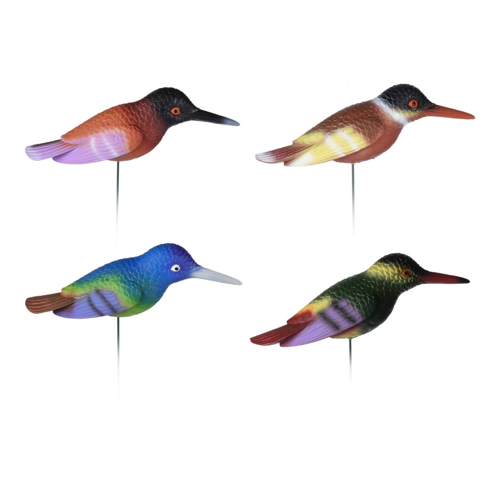 HTI-Living Gartenfigur Gartenstecker Set 4-teilig Vogel, günstig online kaufen