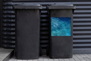 MuchoWow Wandsticker Meer - Golf - Wasser (1 St), Mülleimer-aufkleber, Mülltonne, Sticker, Container, Abfalbehälter
