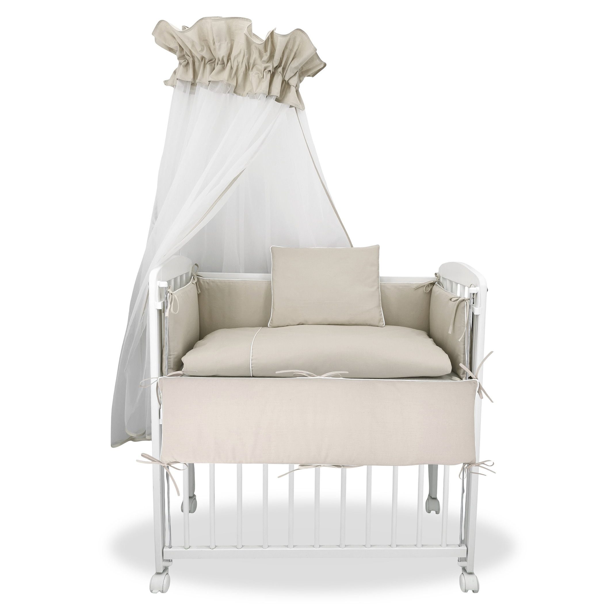 Beistellbett Babybett Royal Beige