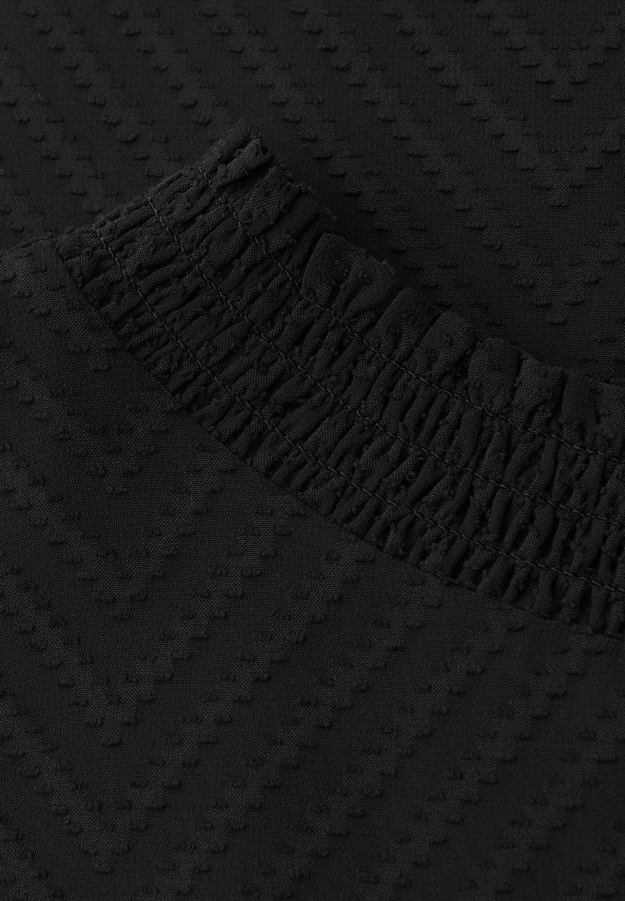 STREET ONE Klassische Bluse Smok-Detail Chiffon-Bluse günstig online kaufen