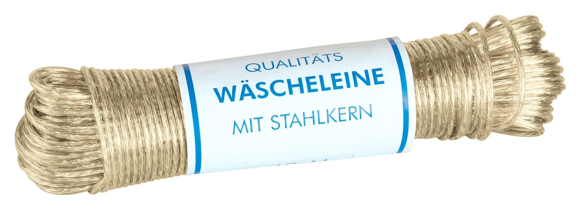 homiez Wand-Wäscheleine, Stärke 2.7 mm Länge: 50 m ummantelt