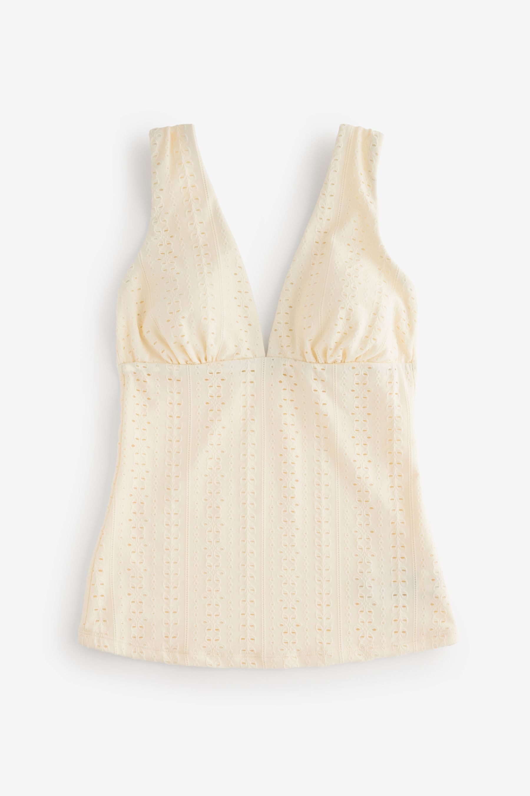 Next Tankini-Top Bauchformender Tankini mit tiefem Ausschnitt (1-St)