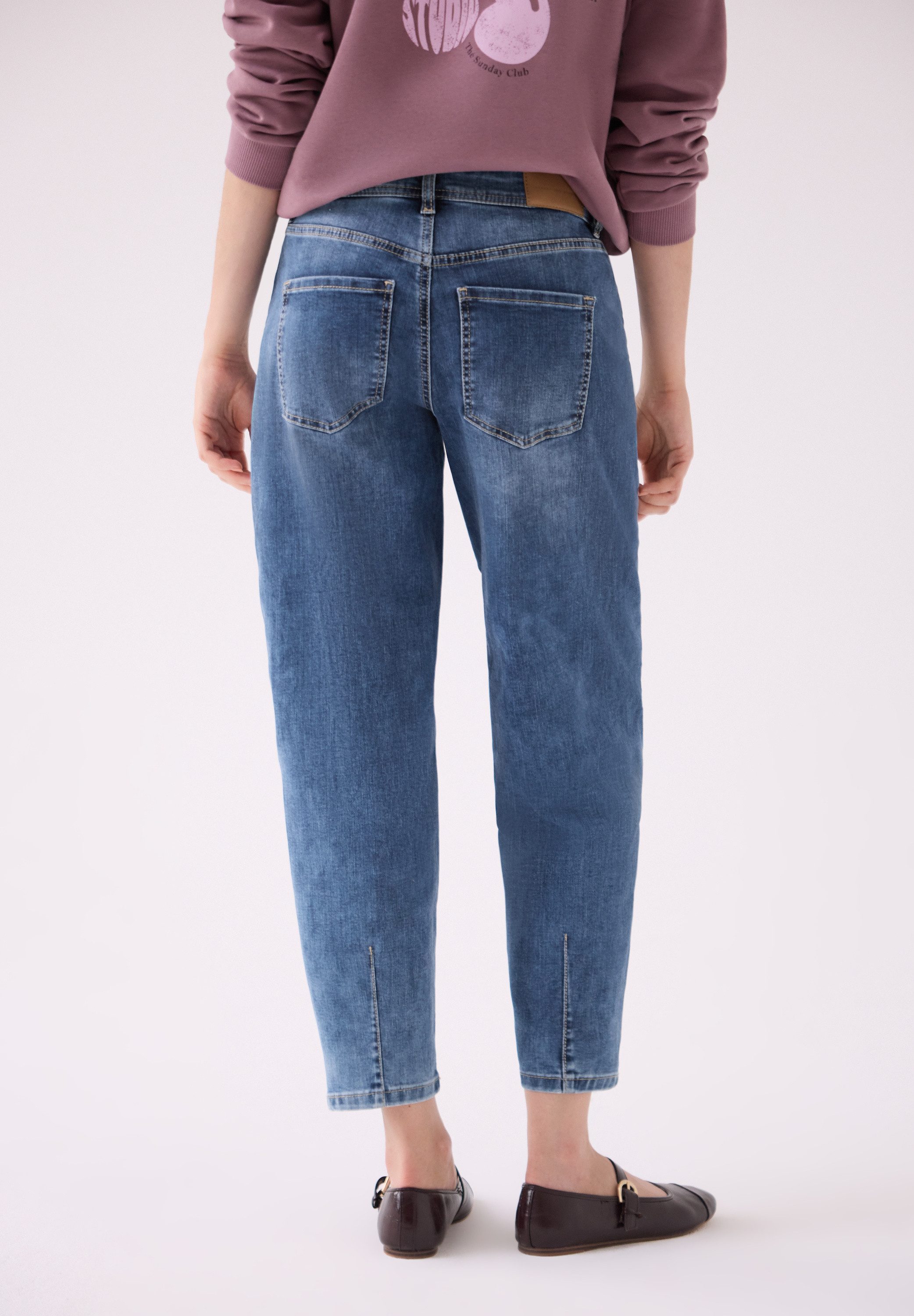STREET ONE STUDIO Loose-fit-Jeans High Waist