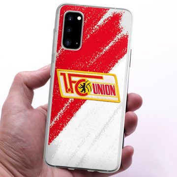 DeinDesign Handyhülle Offizielles Lizenzprodukt 1. FC Union Berlin Logo, Samsung Galaxy S20 Silikon Hülle Bumper Case Handy Schutzhülle