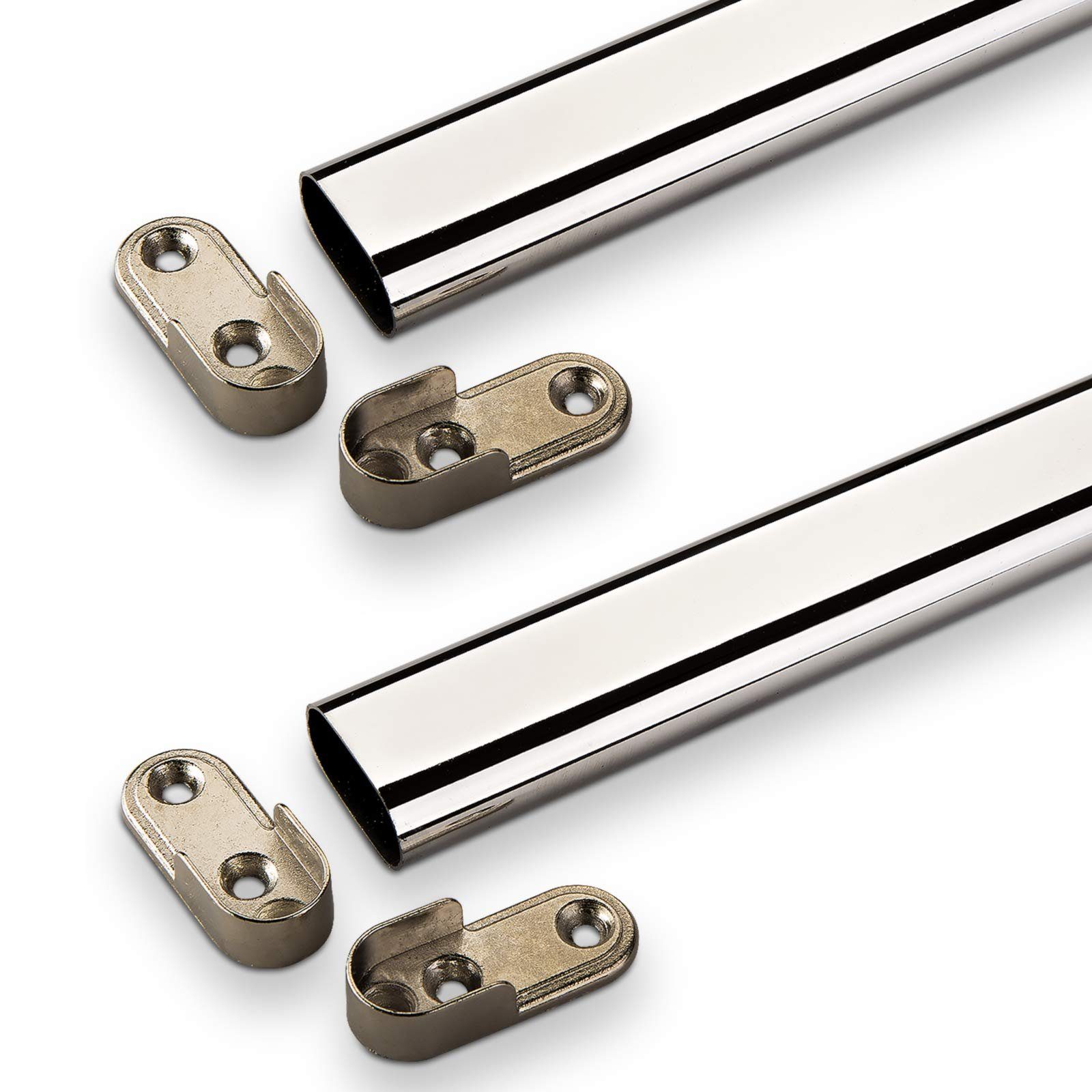 SO-TECH® Garderobenstange Schrankstange oval 1500 mm günstig online kaufen