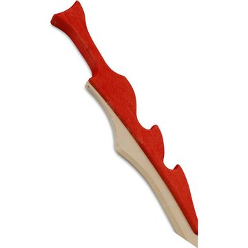 BestSaller Kinderbogenset Langschwert Rote Drachenschuppe, teilbemalt, 67 cm