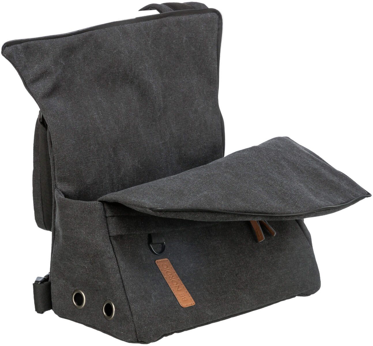 TRIXIE Tiertransporttasche TRIXIE BE NORDIC Rucksack Bjorn - schwarz 35 × 40 × 20 cm