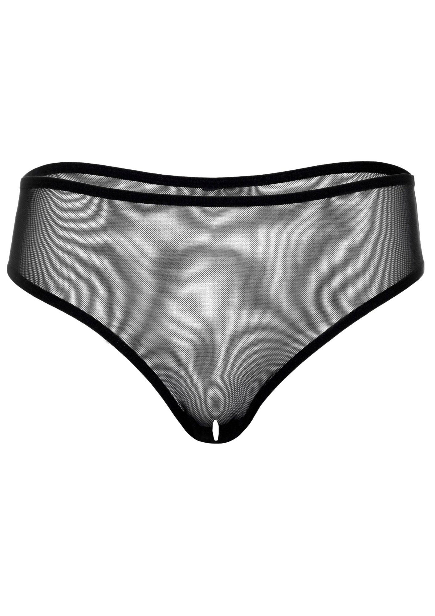 Daring Intimates Slip - Transparenter String schwarz Ouvert