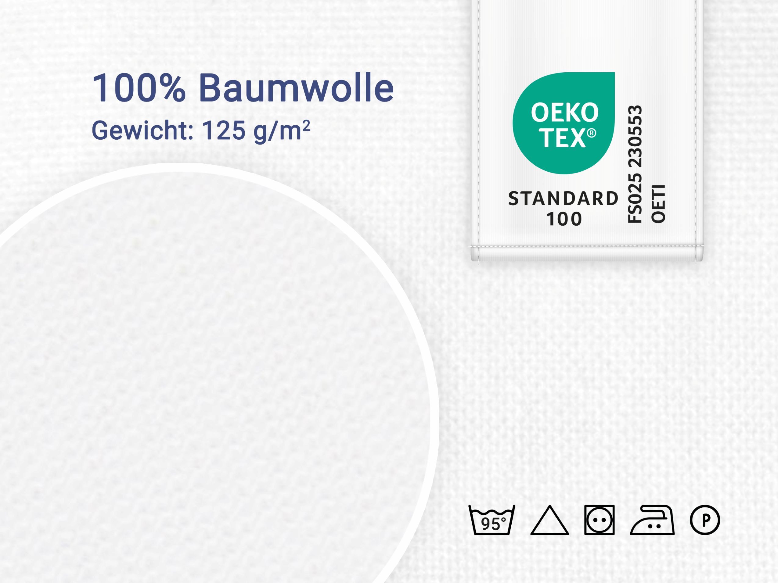 ZOLLNER Betttuch, Renforce, Gummizug: ohne, (1 Stück), 150 x 260 cm, 100% Baumwolle, vom Hotelwäschespezialisten