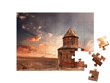 puzzleYOU Puzzle St Gregory Kirche in Ani, Ruinen Kars,Türkei, 48 Puzzleteile, puzzleYOU-Kollektionen