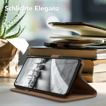 EAZY CASE Handyhülle Uni Bookstyle für Xiaomi Mi 11 Lite / 5G / NE 6,55 Zoll, Schutzhülle mit Standfunktion Kartenfach Handytasche aufklappbar Etui