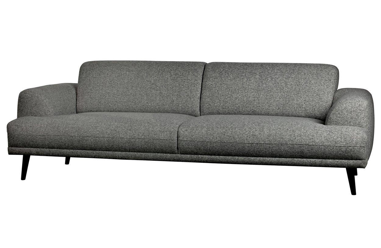 Brush Stoff Sofa Sofa 3-Sitzer - vtwonen Grey, freistellbar