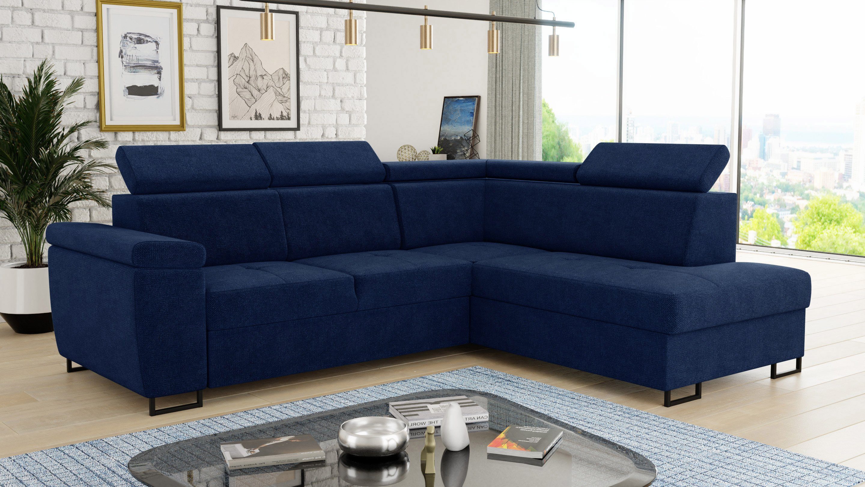 Sofnet Ecksofa Natan, mit Schlaffunktion und günstig online kaufen