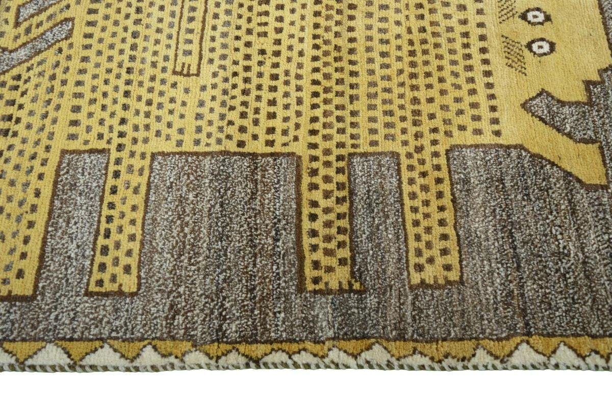 Orientteppich Perser Gabbeh Ghashghai Nain 98x146 mm Höhe: Moderner rechteckig, Orientteppich, Handgeknüpfter 15 Trading