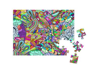 puzzleYOU Puzzle Illustration: Mehndi-Muster, 48 Puzzleteile, puzzleYOU-Kollektionen