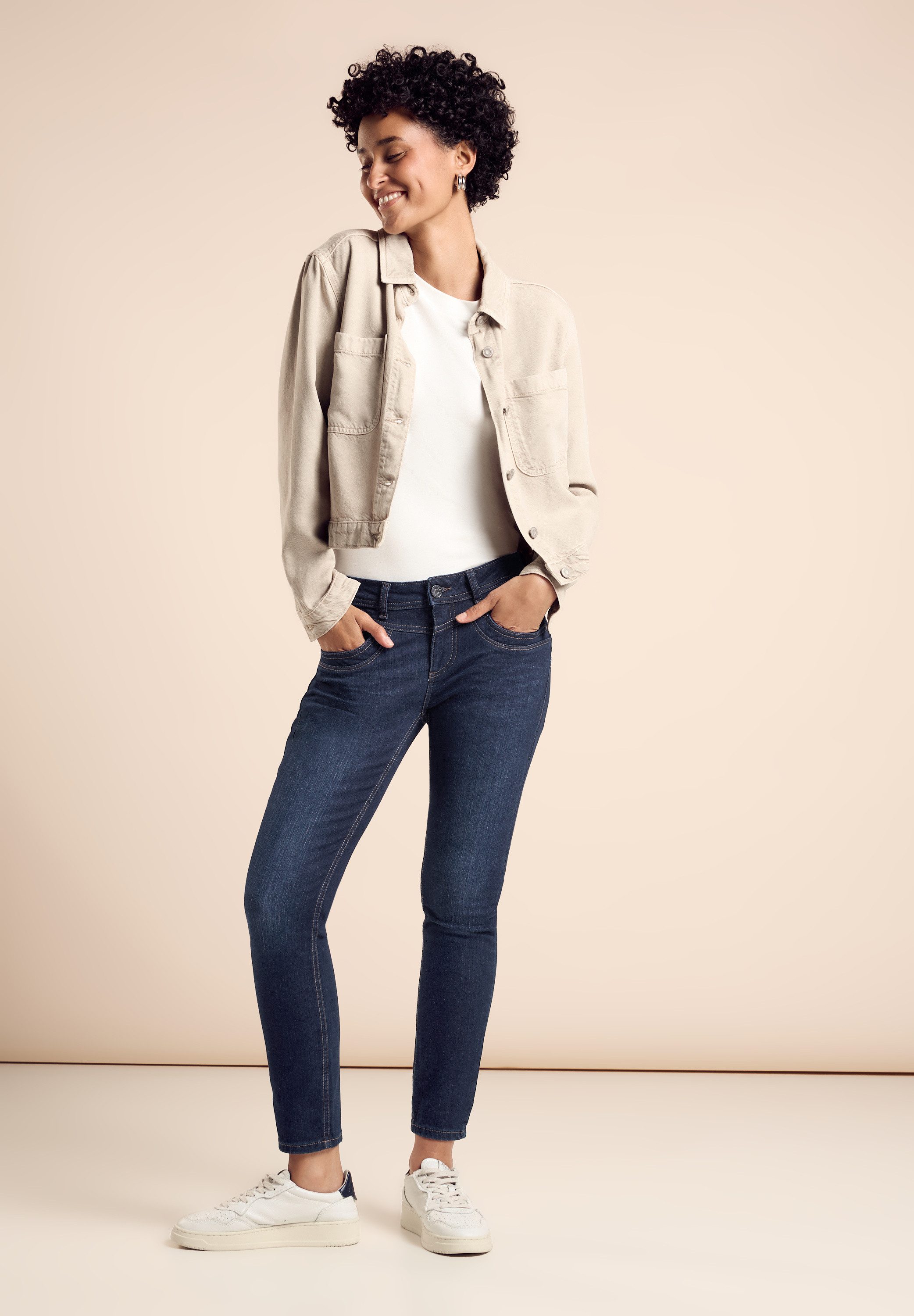 STREET ONE Slim-fit-Jeans Style YORK im Five-Pocket Style