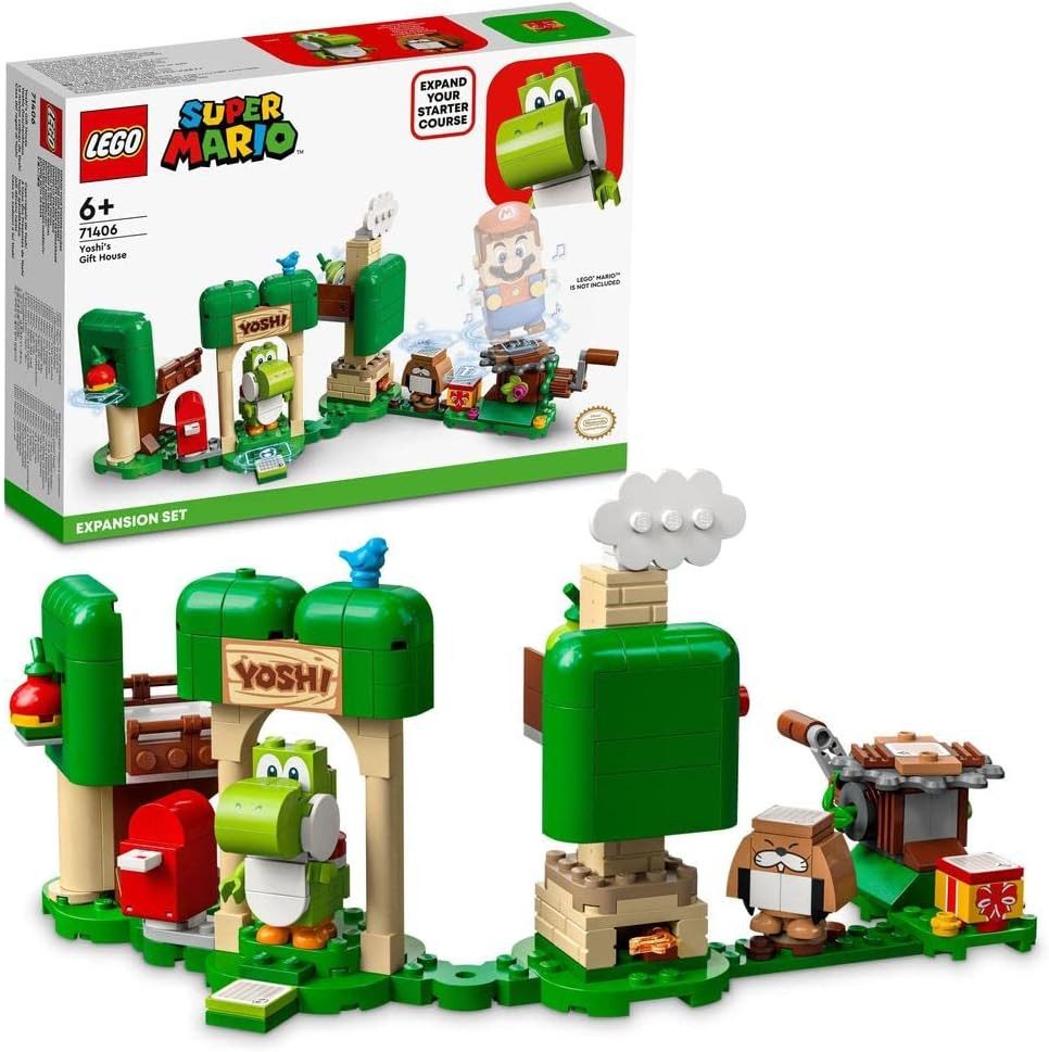LEGO® Super Mario - Yoshis Geschenkhaus (71406) Konstruktions-Spielset, (Erweiterungsset, 246 St., LEGO 71406)