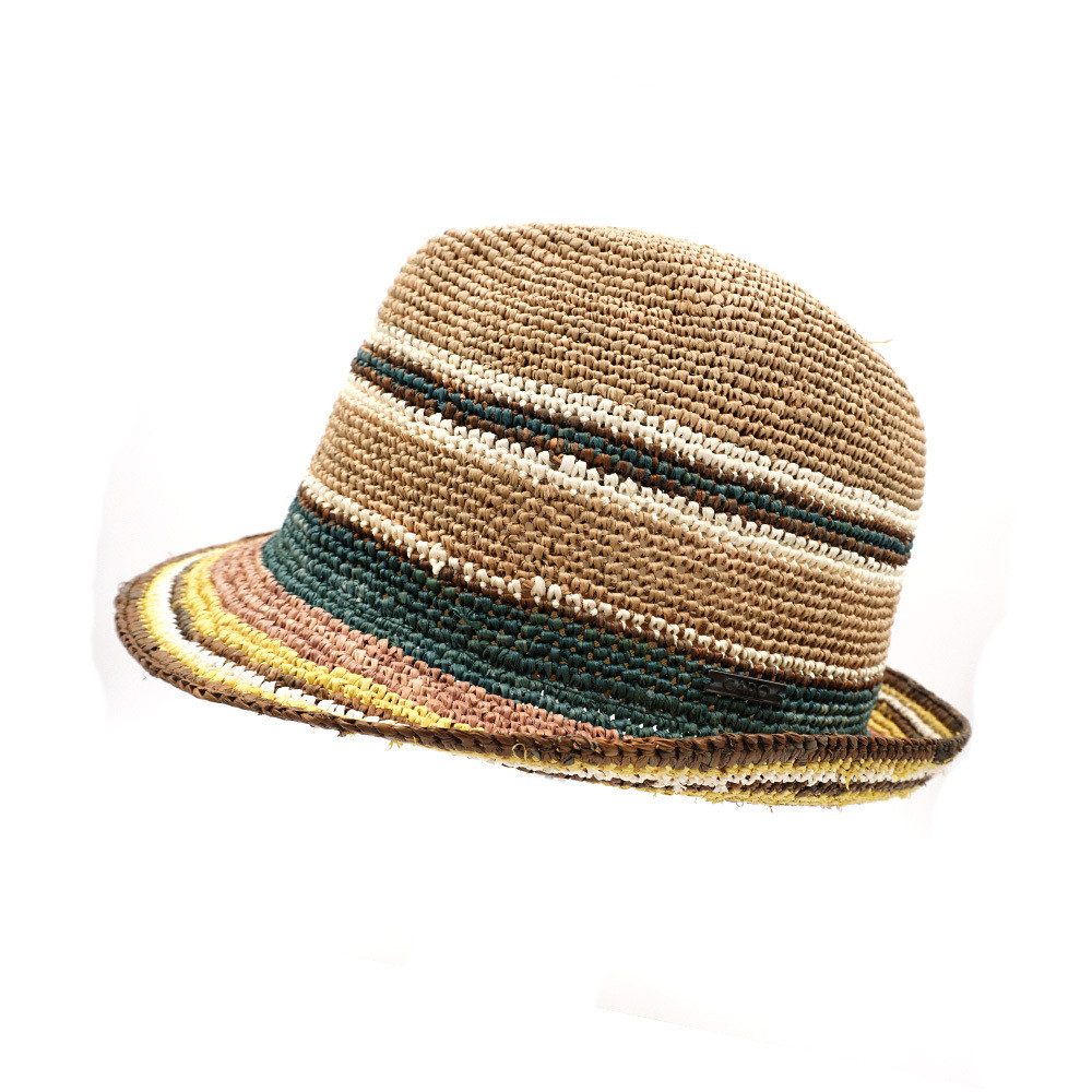 Strohhut Strohhut, Trilby, bunt