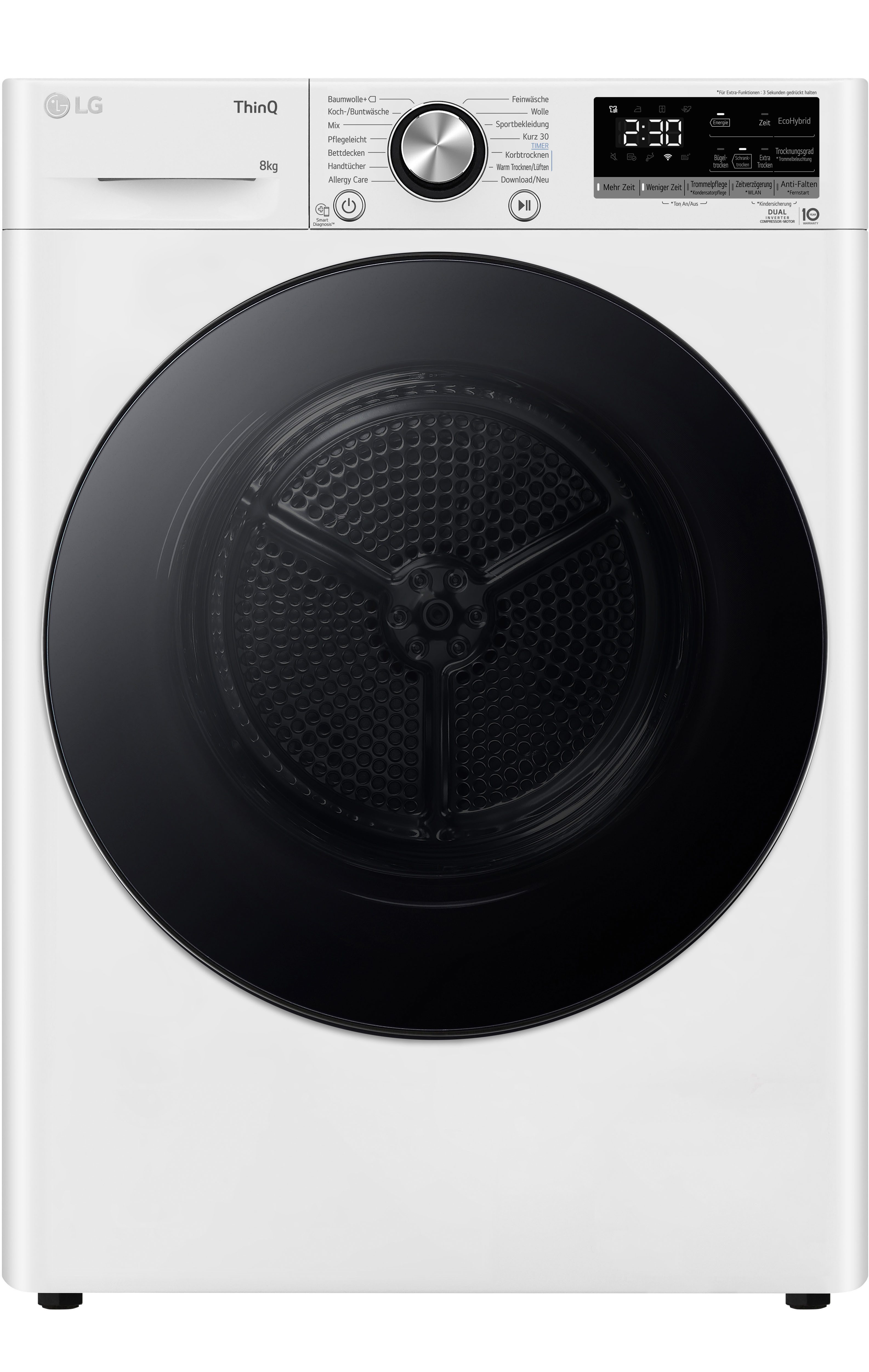 LG Wärmepumpentrockner Vivace RT80V9W – Bild 4 von 5