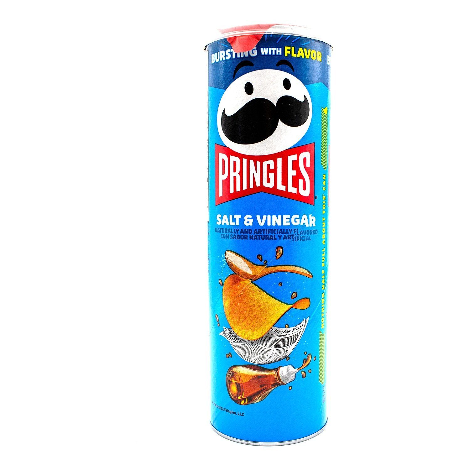 Pringles Knabberei, 1 x 158 g, Salt & Vinegar