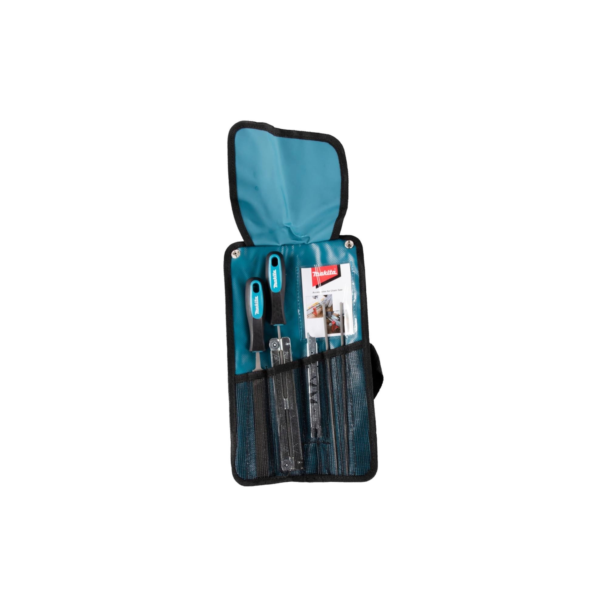 Makita Hosenkette Makita Schärfset Ø 4,0 mm, Mit Feilenhalter und Rolltasche