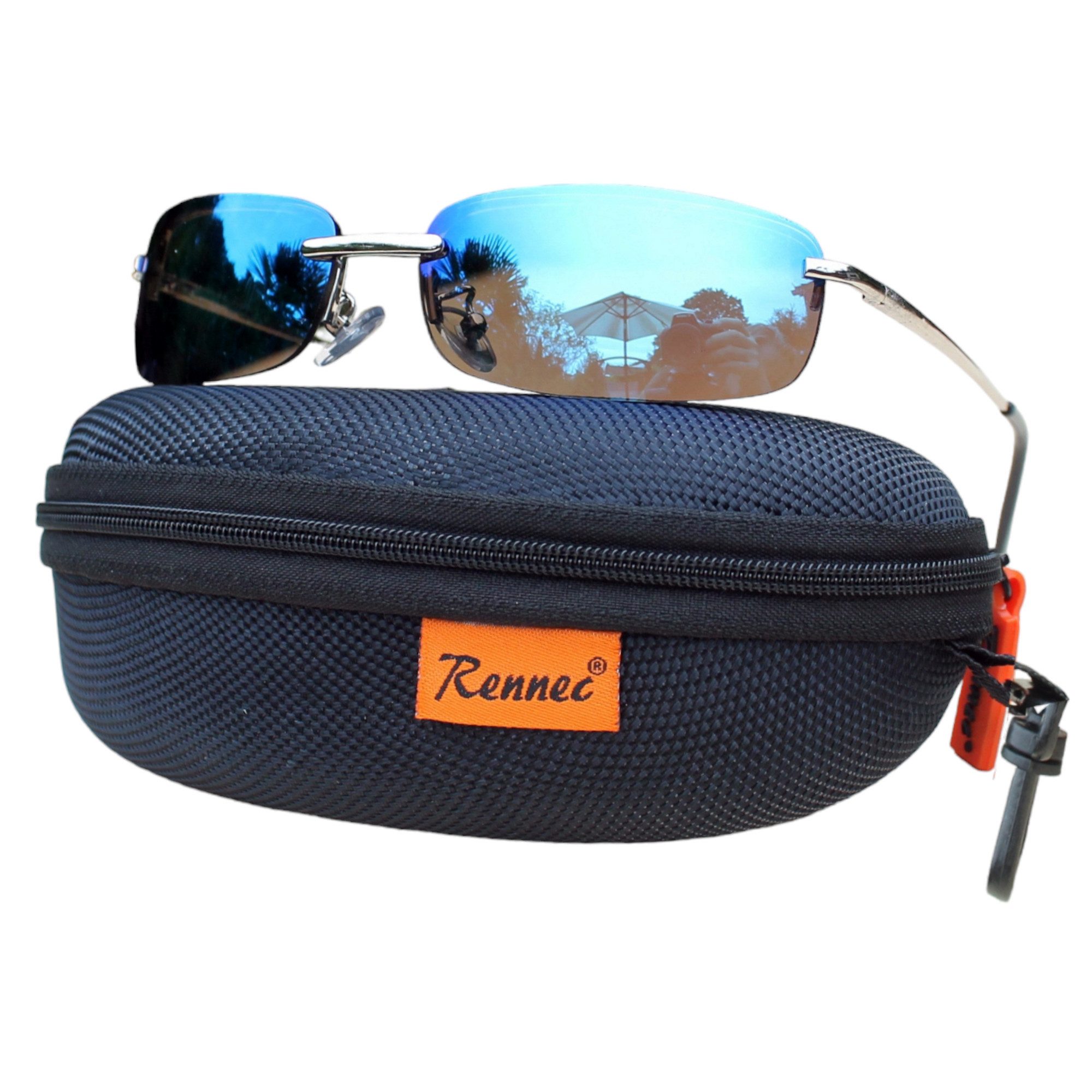 Rennec Sonnenbrille (Edelstahl Sonnenbrille mit Hardcase) günstig online kaufen