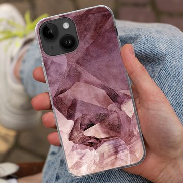 MuchoWow Handyhülle Kristalle - Natursteine - Edelsteine und Mineralien, Handyhülle Telefonhülle Apple iPhone 14