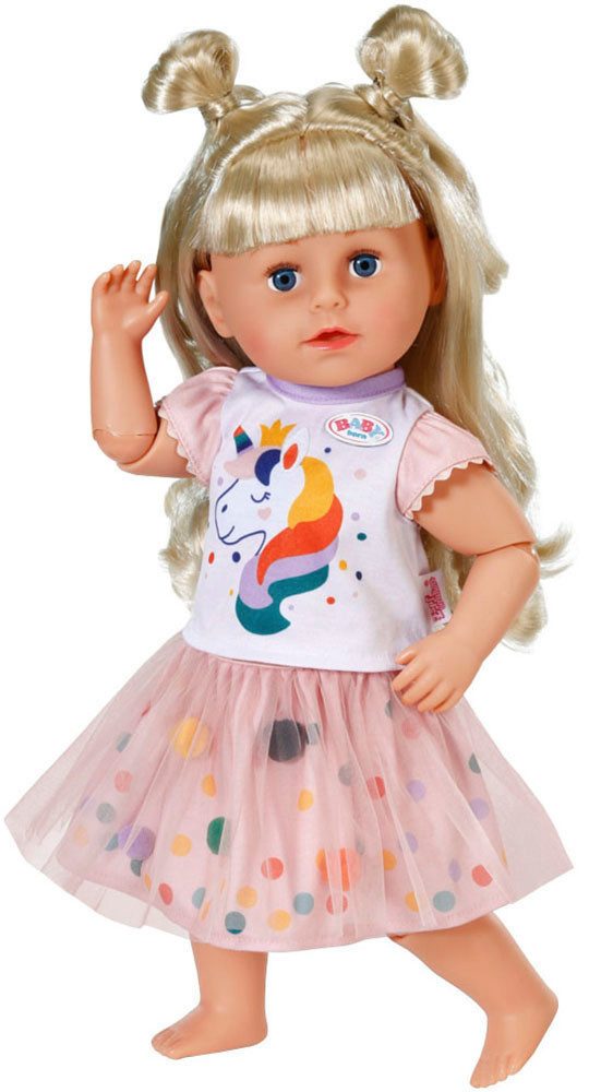 Baby Born Puppenkleidung Einhornkleid mit Tutu, 43 cm, mit Kleiderbügel – Bild 4 von 5