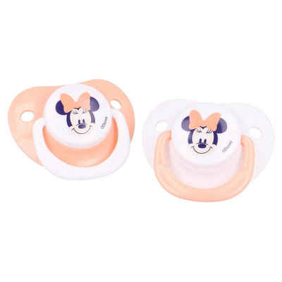 Disney Schnuller Disney Baby Minnie Maus 2er Pack Schnuller BPA Frei, ab 0 Monate oder ab 6 Monate