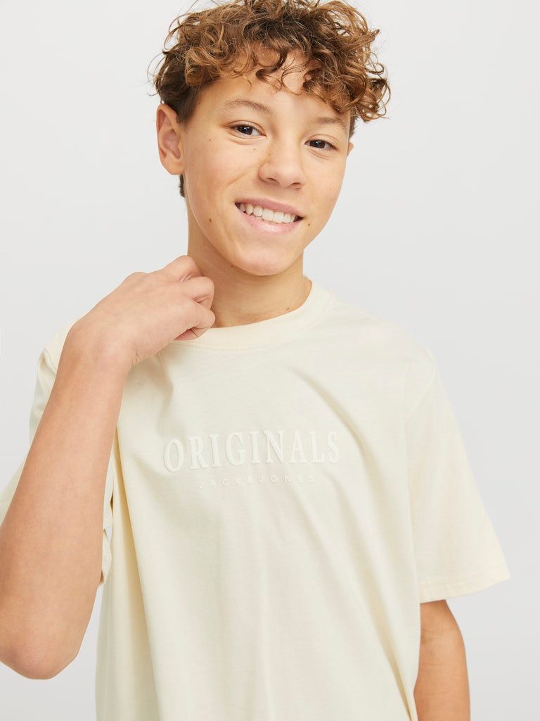 Jack & Jones Junior T-Shirt JORFREDERIKSBERG TEE SS CREW (1-tlg) legerer Schnitt