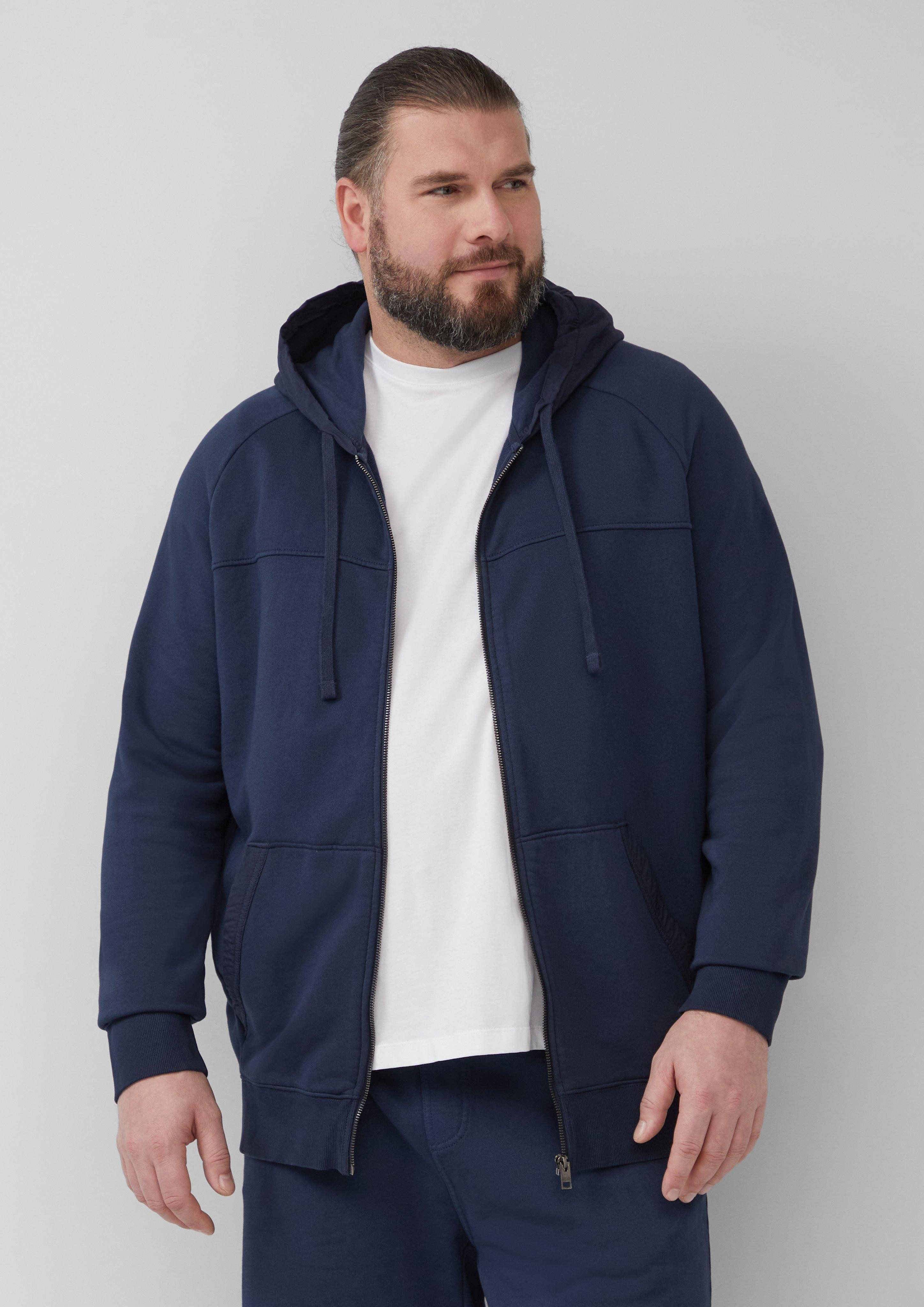s.Oliver Allwetterjacke Sweatjacke mit Garment Dye günstig online kaufen