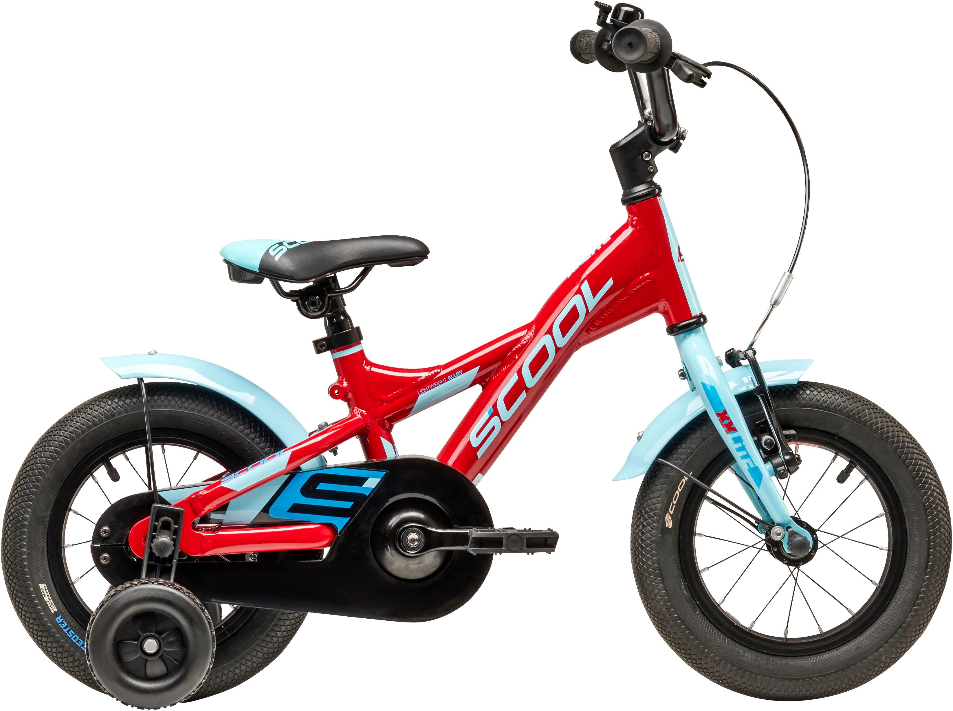 S’COOL Kinderfahrrad S'COOL XXlite 12-1S - Red/Light Blue, 1 Gang, ohne Schaltung