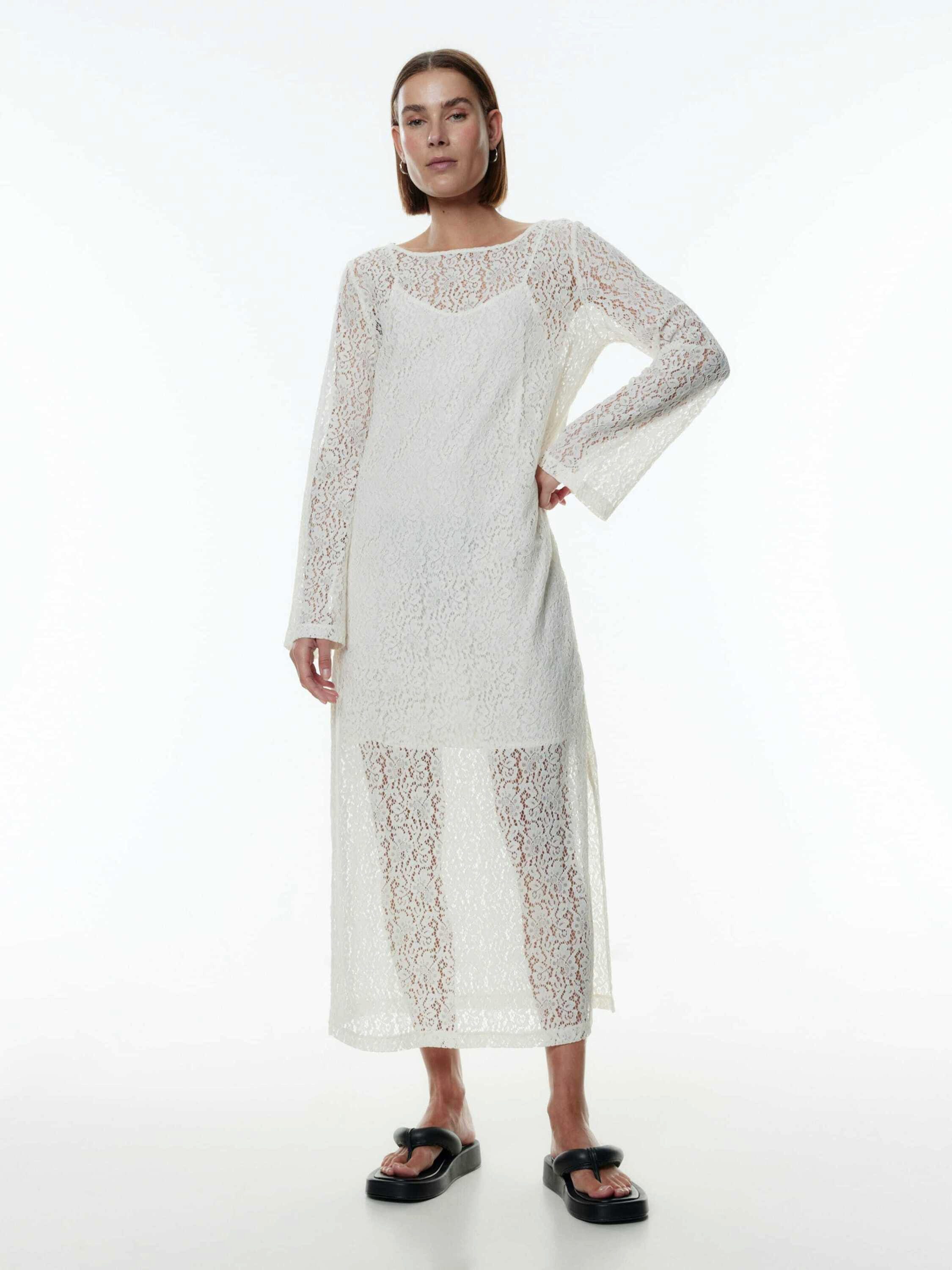 EDITED Maxikleid Flora (1-tlg) Spitze