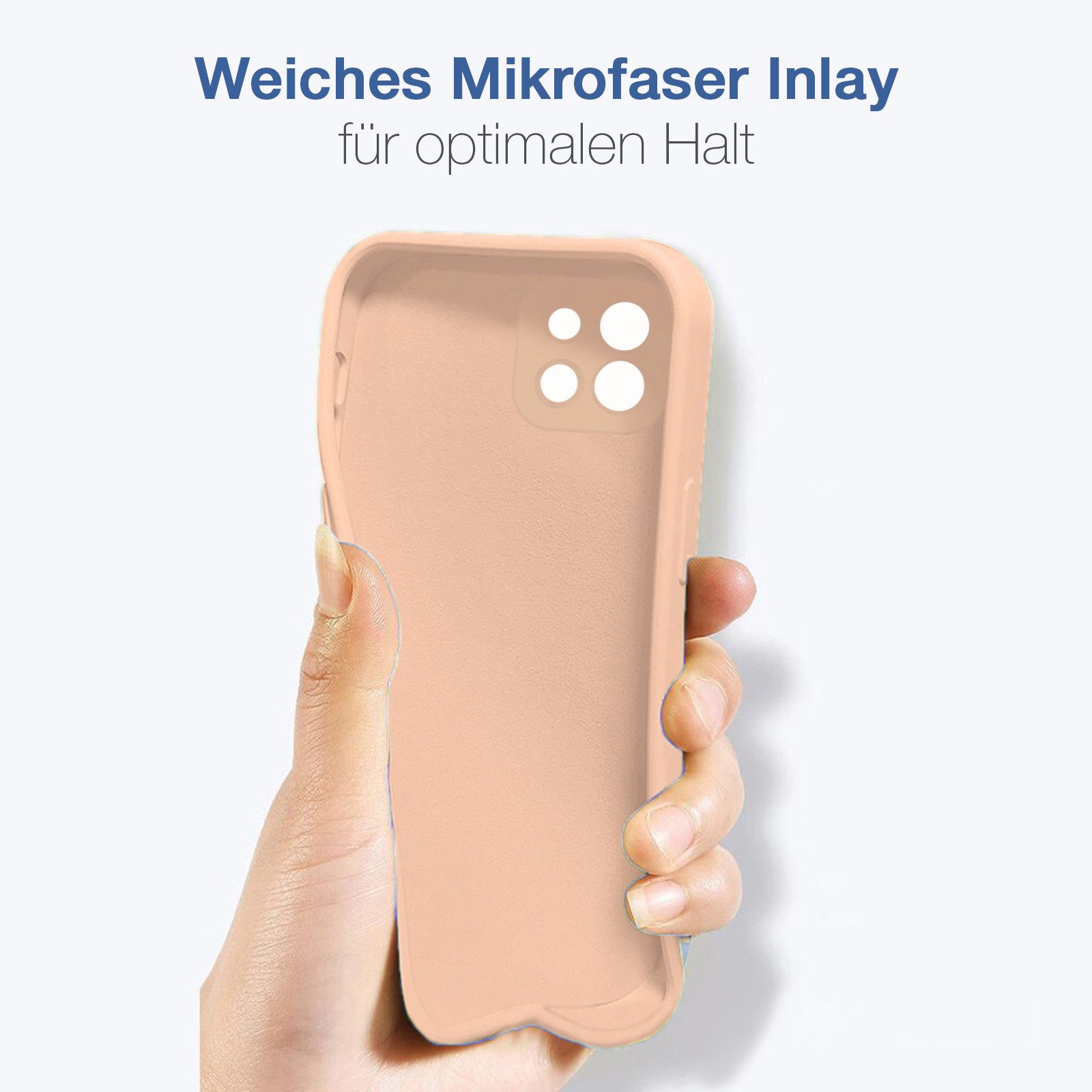 Tec-Expert Handyhülle SoftGrip Cover Hülle für Samsung Galaxy A22 5G, Handy Case Bumper integrierter Kameraschutz flexibel