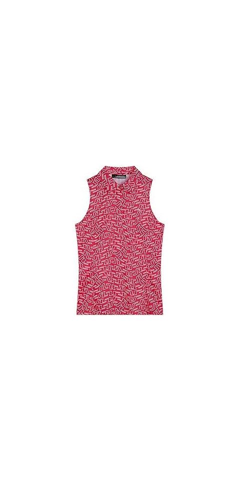 J.LINDEBERG Poloshirt Dena Print Sleeveless Top