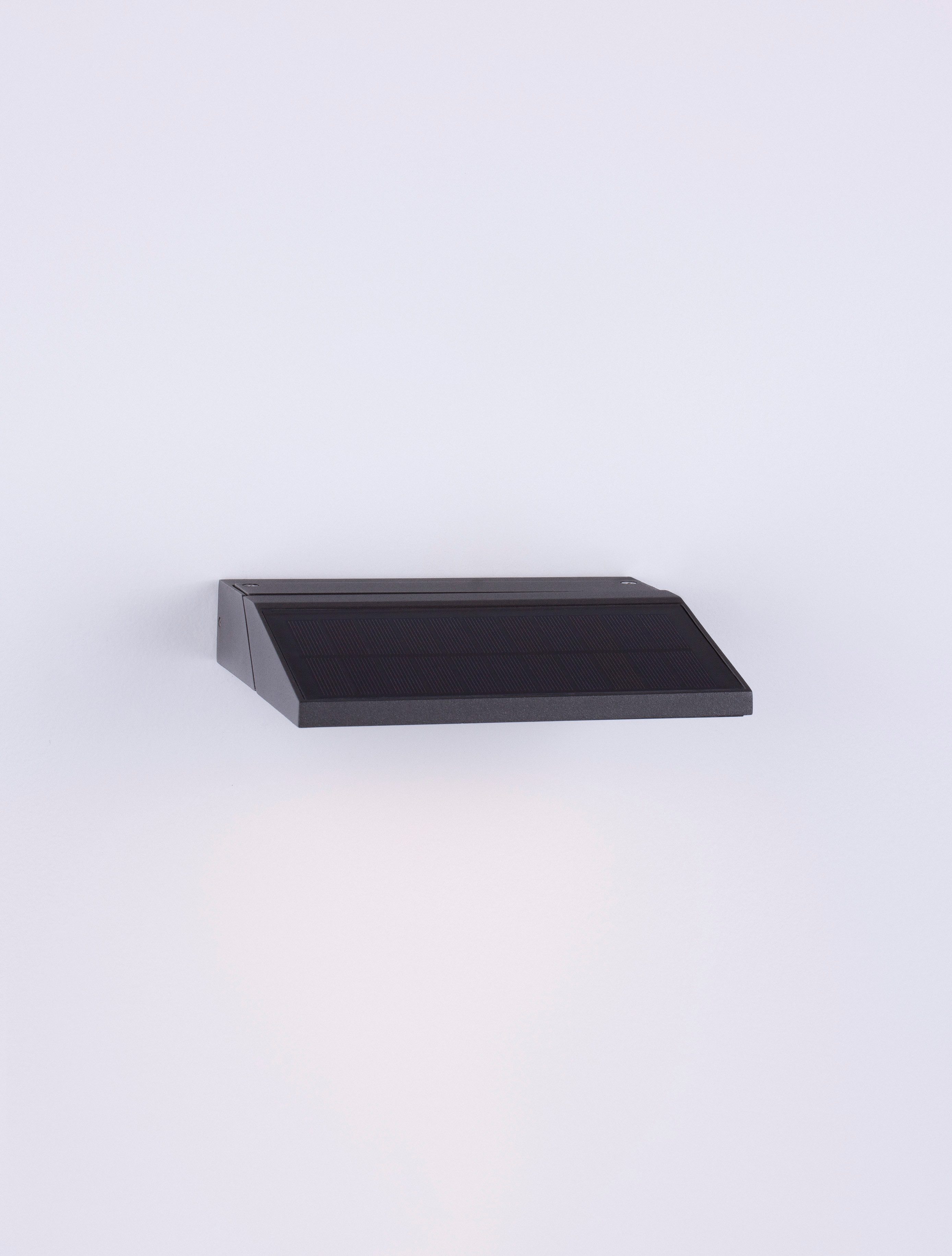 Nova Luce Außen-Wandleuchte PRIM, Bewegungsmelder, Warmweiß