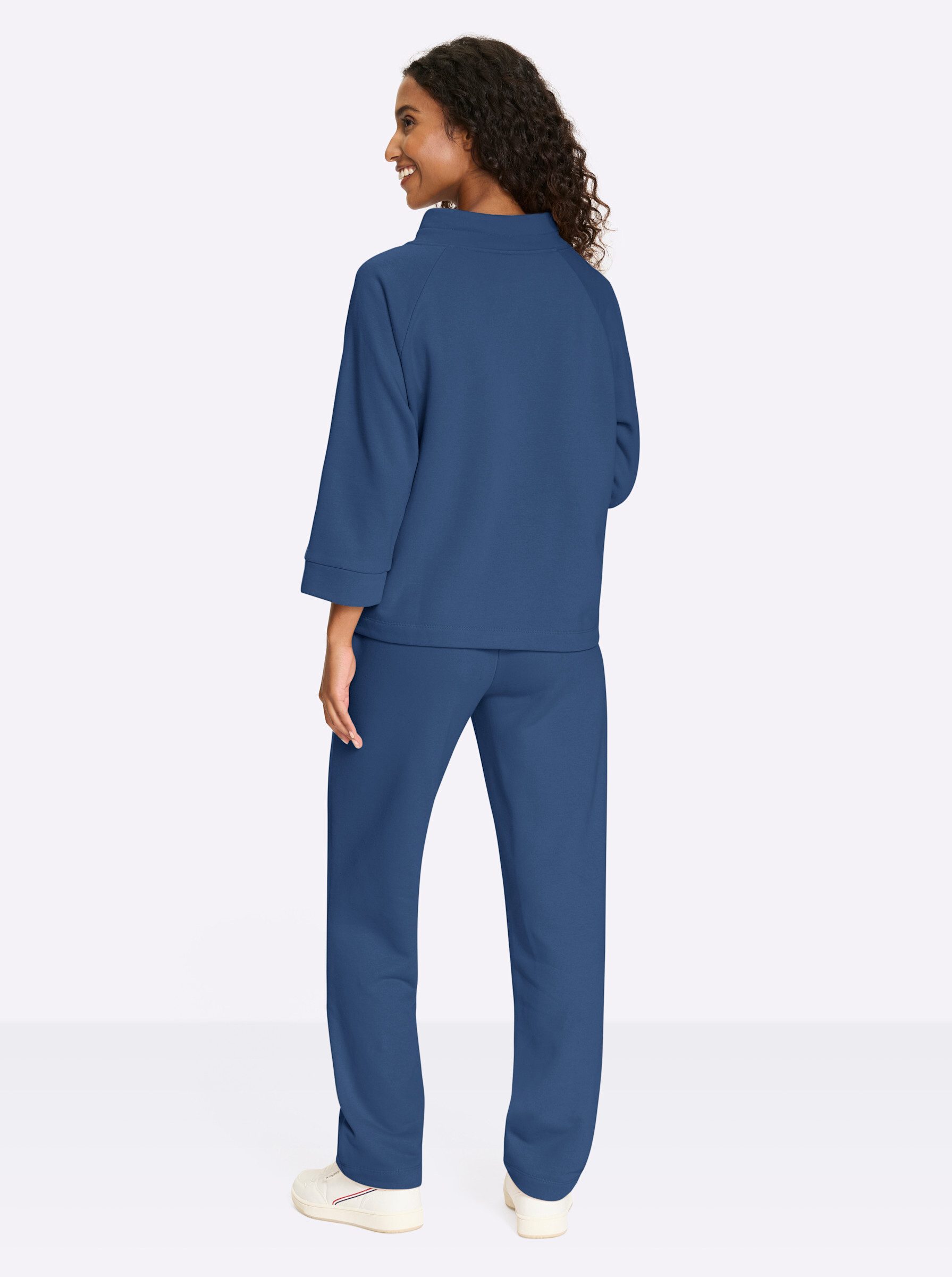 heine Jumpsuit Sweat-Hosenanzug Innenbeinlänge ca. 77 cm